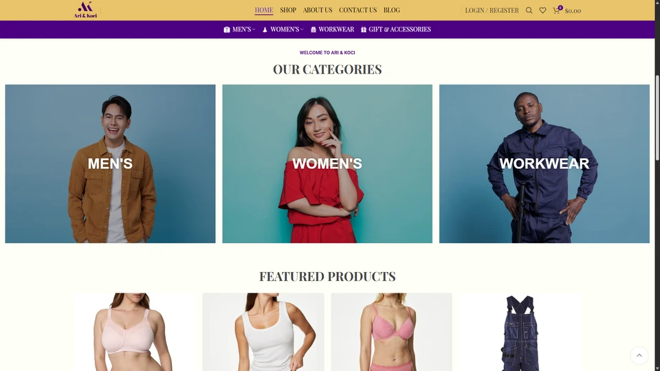 Export business website developed for Ari & Kochi exporters